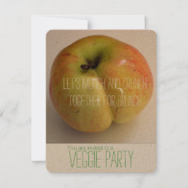 ADAM:S APPLE Veggie Party-inbjudan Inbjudningar