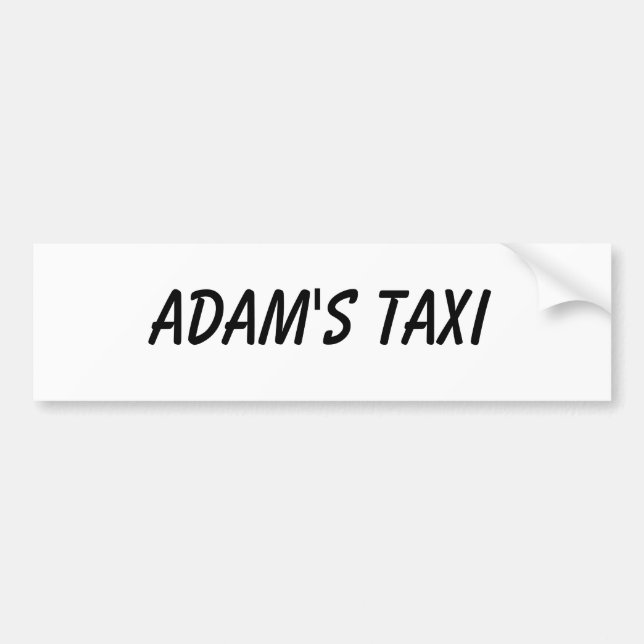 ADAM S TAXI BILDEKAL (Framsidan)