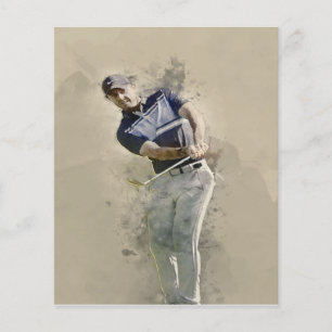 Adam Scott - imponerande spelare Flygblad