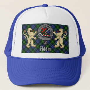 Adam skotskt klanmärke & tartan keps