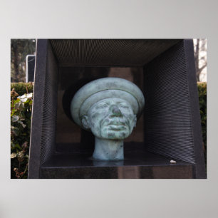 Adam - Skulptur på Rudolf Hausners grav Poster