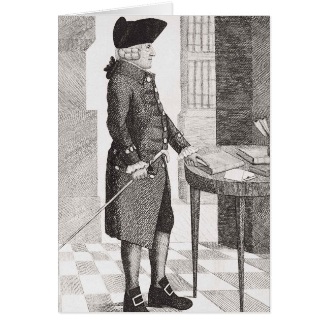 Adam Smith Hälsningskort (Framsidan)