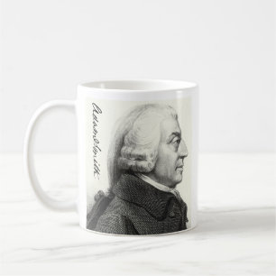 Adam Smith Profile (med namnteckning) Kaffemugg