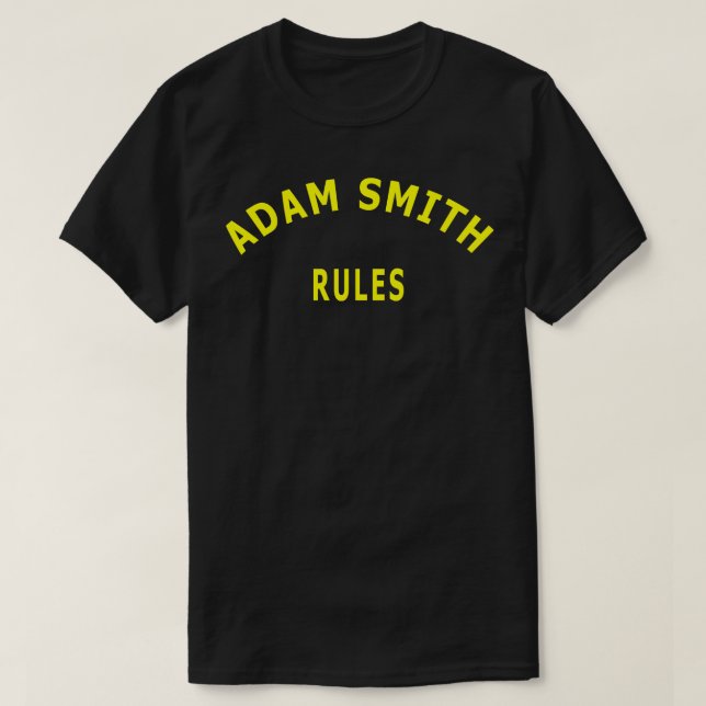 Adam Smith Regler T Shirt (Design framsida)