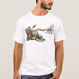 Adam som första odd-gult t shirt