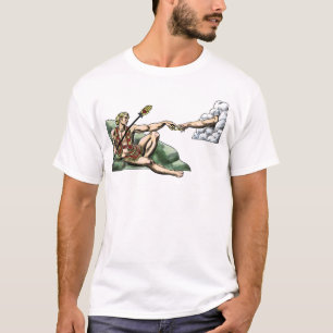 Adam som första odd-gult t shirt