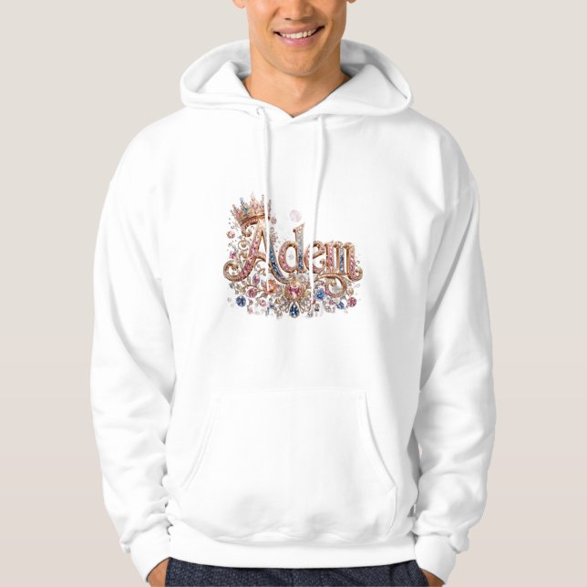Adam Sparkle Crown Hoodie Tröja (Framsida)