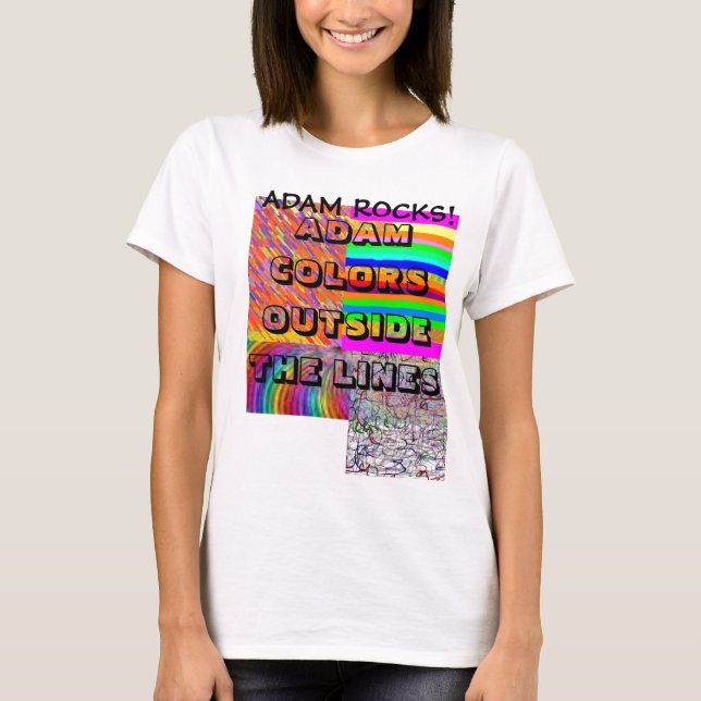 Adam stenar! t-shirt (Framsida)