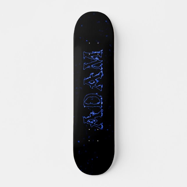 adam test old school skateboard bräda 21,6 cm (Framsida)
