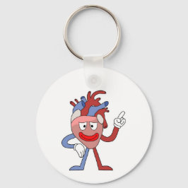 Adam the Anatomical Accurate Heart Nyckelring