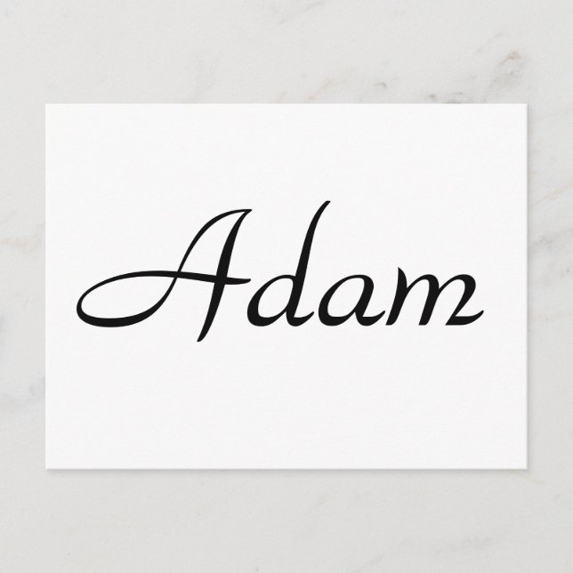 Adam Vykort (Framsida)