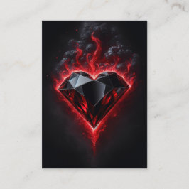 Adamant Heart | Zechariah 7:9-12 KJV-kortruta Visitkort