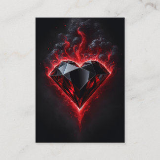 Adamant Heart | Zechariah 7:9-12 KJV-kortruta Visitkort