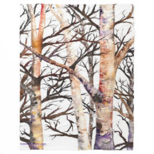 Adams Birch Fleece Blanket
