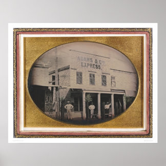 Adams & Co. Express byggnad (40129) Poster