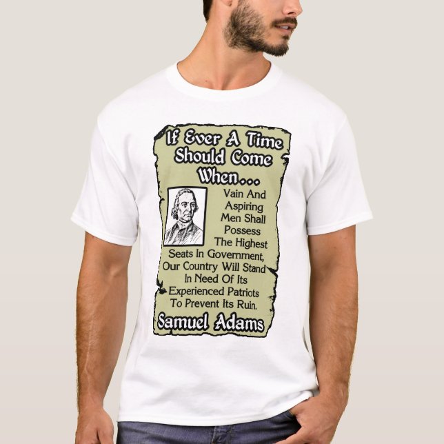 Adams: Erfor patrioter T Shirt (Framsida)