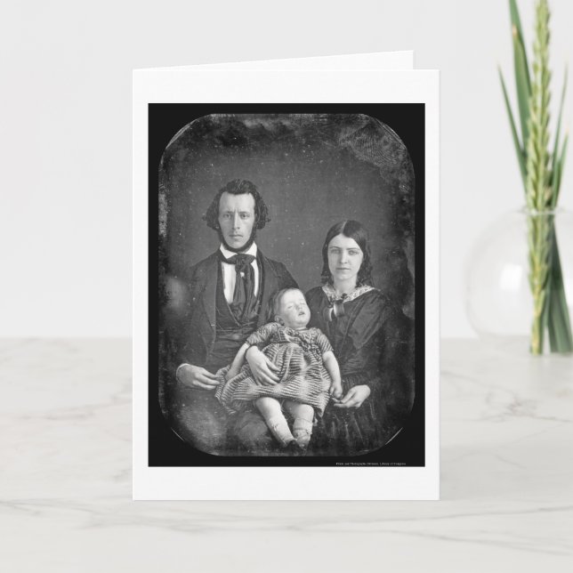 Adams familjDaguerreotype 1846 Kort (Framsida)