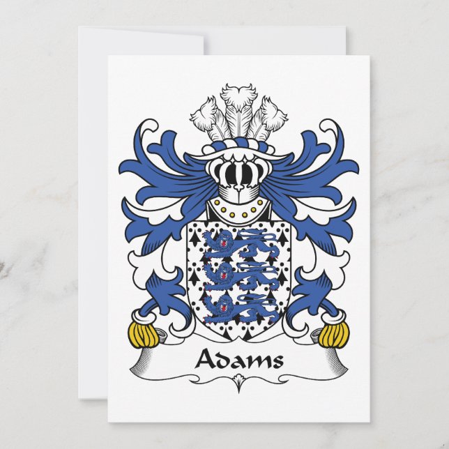Adams Family Crest (Framsida)