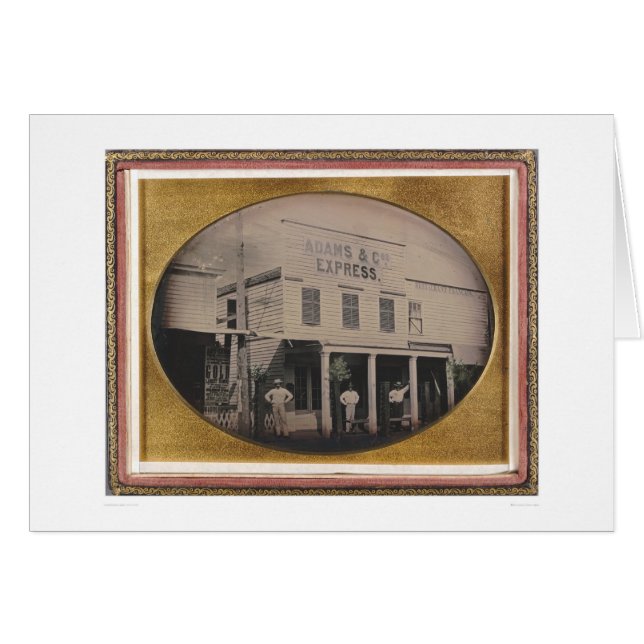 Adams & för Co. uttrycklig byggnad (40129) Hälsningskort (Framsidan Horizontal)