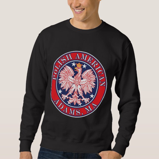 Adams Massachusetts polska Sweatshirt (Framsida)