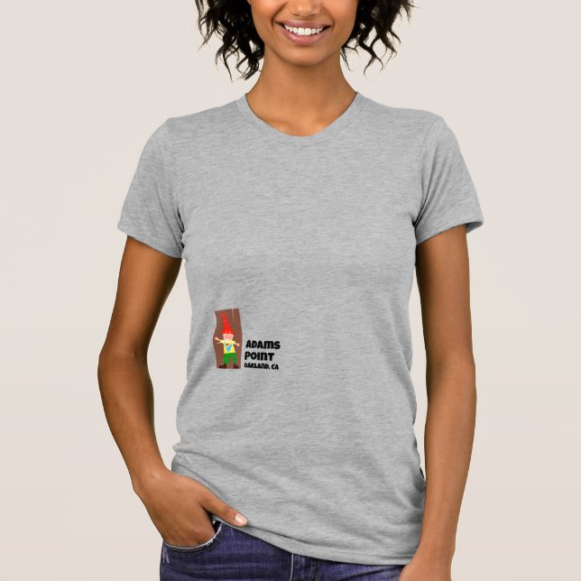 Adams Point Gnome Dam T-Shirt (Framsida)