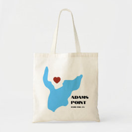 Adams Point/ Lake Merritt Tote Bag Tygkasse