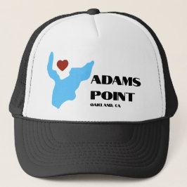 Adams Point / Lake Merritt Trucker Hat Keps