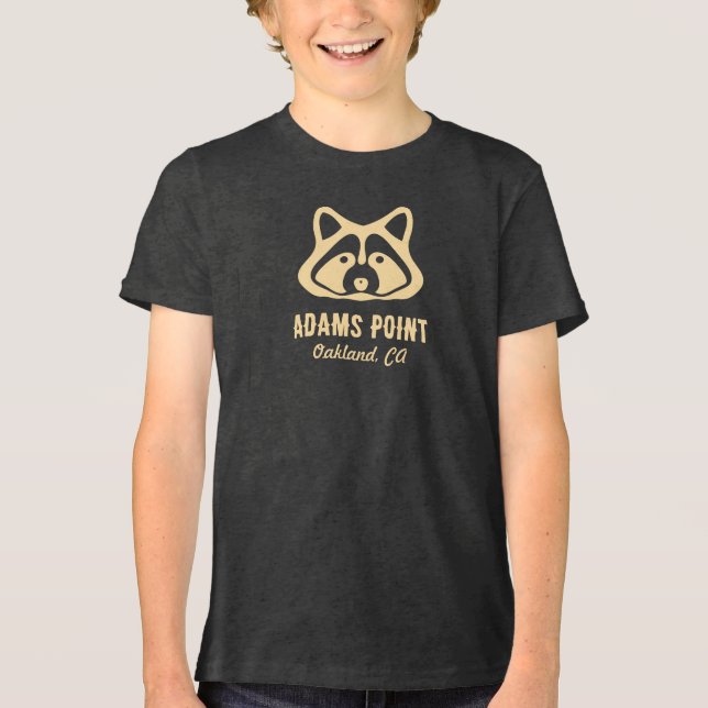 Adams Point Tvättbjörn T-Shirt (Framsida)