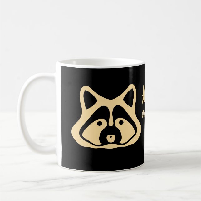 Adams Point Tvättbjörnsmugg Kaffemugg (Vänster)