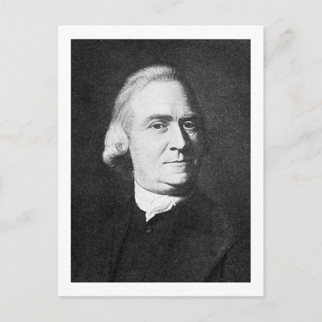 Adams ~ Samuel Adams 1722-1803 Vykort (Framsida)