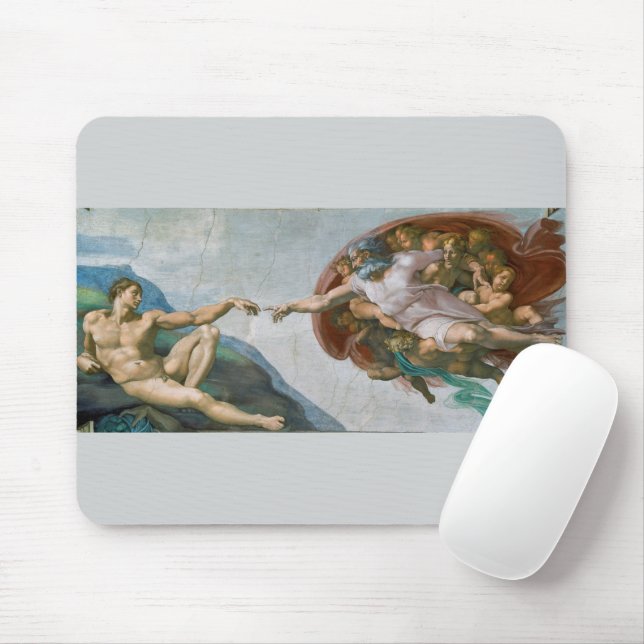 Adams skapelse (c. 1511) | Michelangelo Musmatta (Med mus)