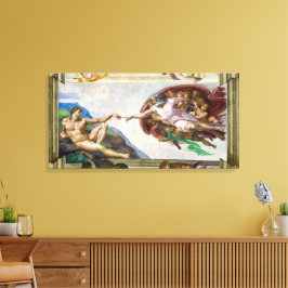 Adams skapelse | Michelangelo | Canvastryck