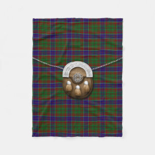 Adams Tartan och Sporran Fleecefilt