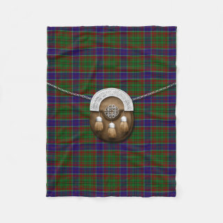 Adams Tartan och Sporran Fleecefilt