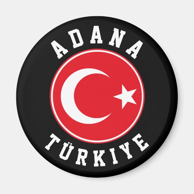 Adana, Turkiet Magnet (Framsidan)