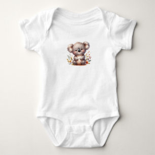 Adapter Baby djur Skriv ut T Shirt