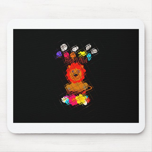 Adapter Baby Lejon Art Design Motif Musmatta (Framsidan)