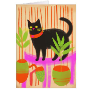 Adapter Black Cat Hälsningskort