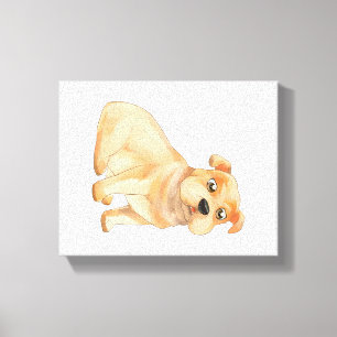 Adapter Bulldog Wall Art Art Pitbull Owner Gift Canvastryck