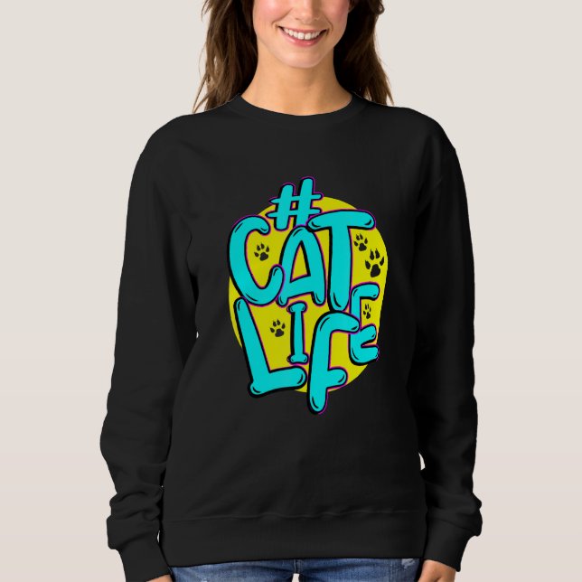 Adapter Cat Life T Shirt (Framsida)
