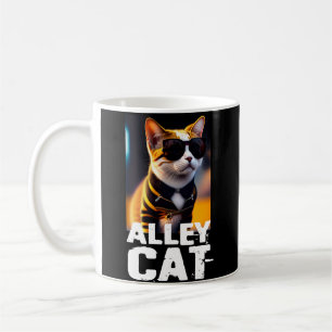 Adapter Cute Cat in Tiger Trackdress Kaffemugg