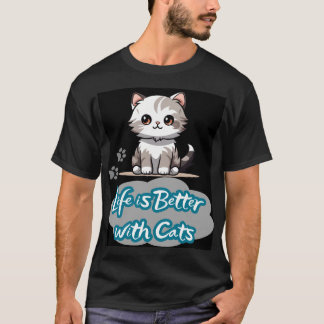 Adapter Design - Livet är bättre med katter T Shirt