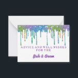 Adapter för Faux Foil Bröllop i guld Rådkort<br><div class="desc">Det här är Affärskortet med det tomma Eleganten Guld Faux Foil Bröllop Advice Card. Det här kortet med guld glitter. Det är perfekt som bröllop placerar kort,  affärskort med mera. Klicka på knappen Anpassa för att anpassa designen.</div>