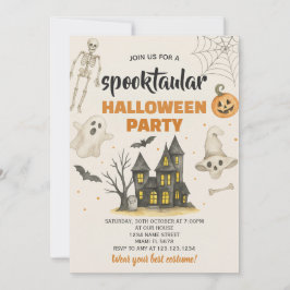 Adapter för Halloween fest Inbjudningar