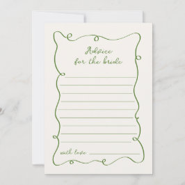 Adapter för Hand plockade Grönt Ram Inbjudningar