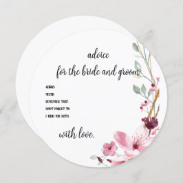 Adapter för Möhippa för blommigt Advice Inbjudningar