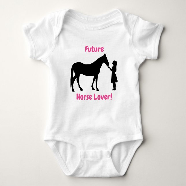 Adapter Future Horse Lover T Shirt (Framsida)