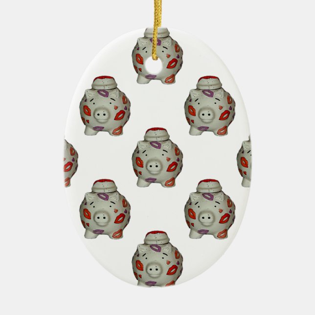 Adapter Gris Julgransprydnad Keramik (Framsidan)