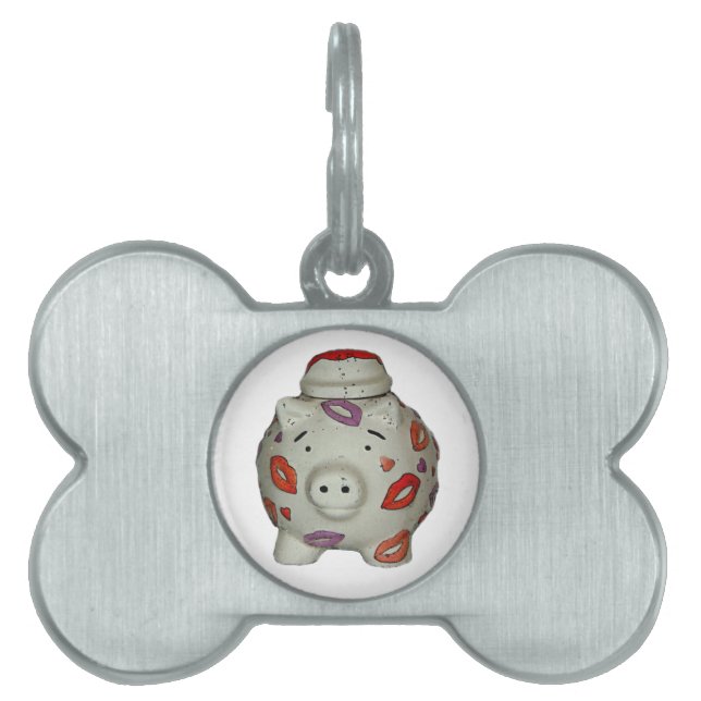 Adapter Gris Namnbricka Husdjur (Framsidan)