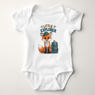 Adapter Little Explorer Baby Outfit Fox Äventyr T Shirt